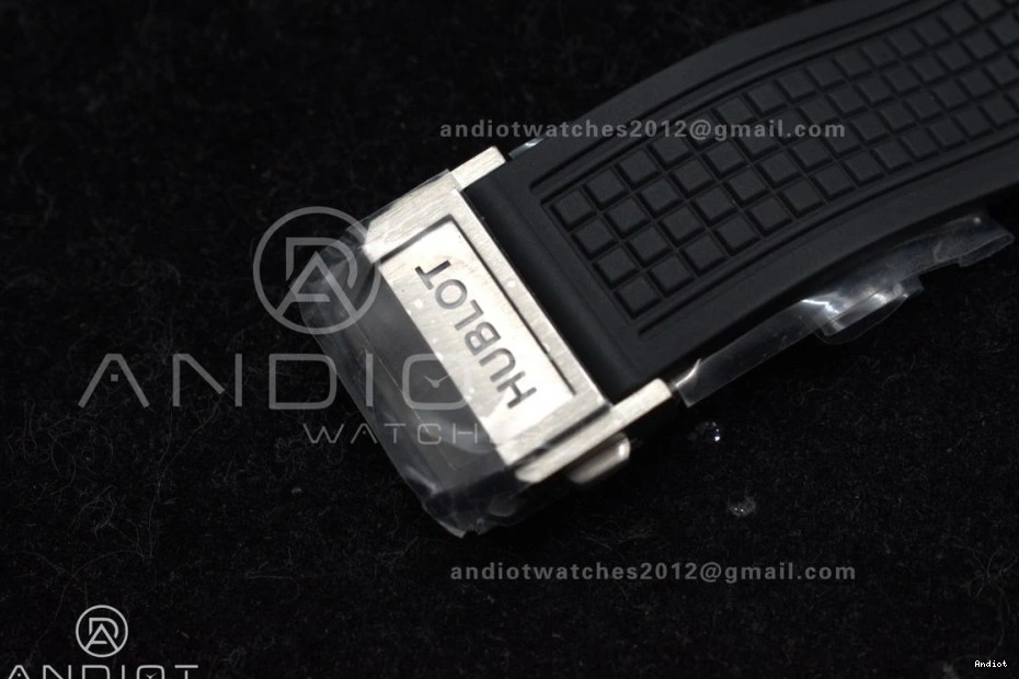 Edition Unico on Dial Titanium Rubber Square Black Bang Best BBF Strap 1:1 Skeleton 42mm A1280 0523
